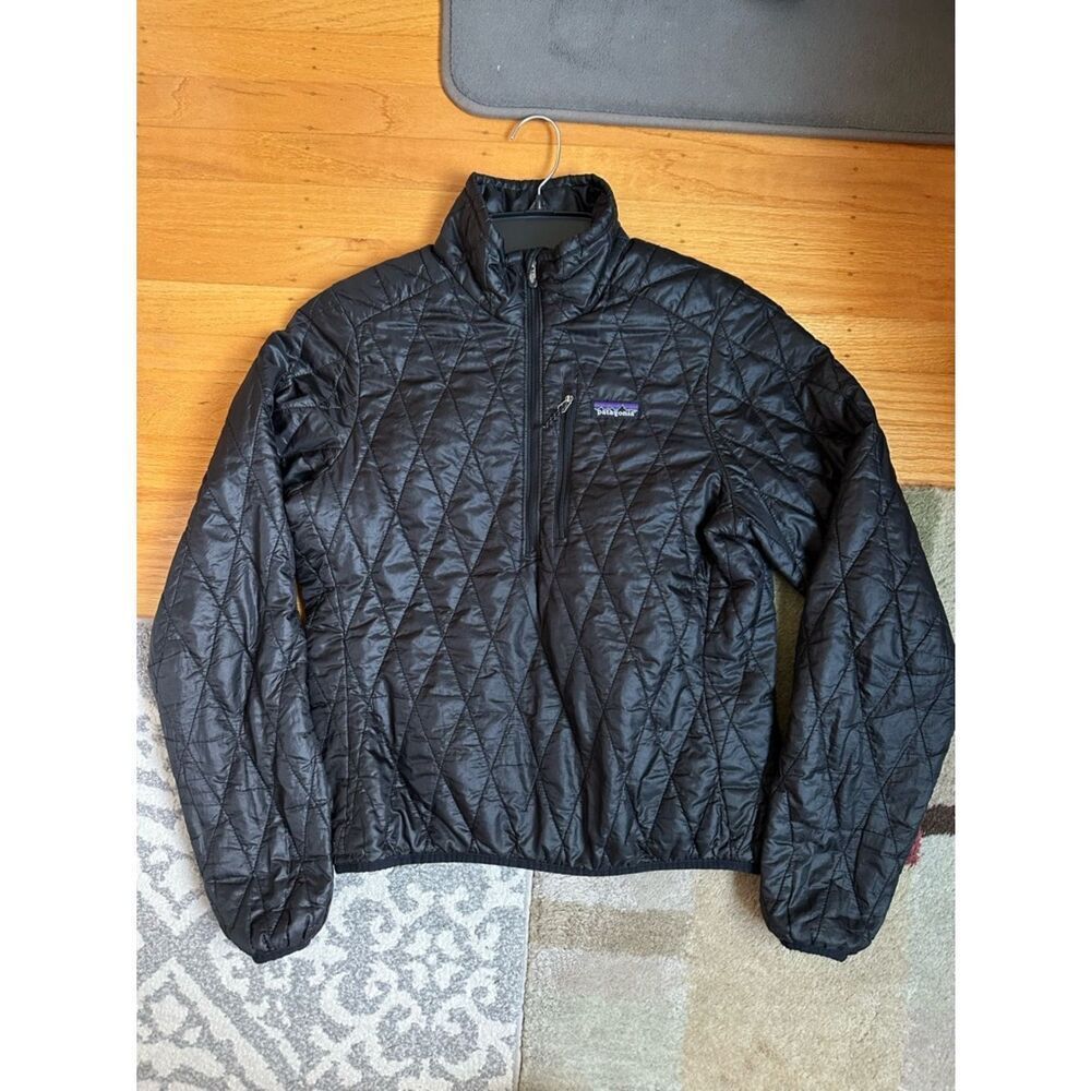 Patagonia women’s small quilted half zip quilted light puffer jacket pullover